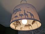 Lamp jungel dieren safari grijs kinderkamer, Grijs, Rond, Ophalen of Verzenden, Zo goed als nieuw