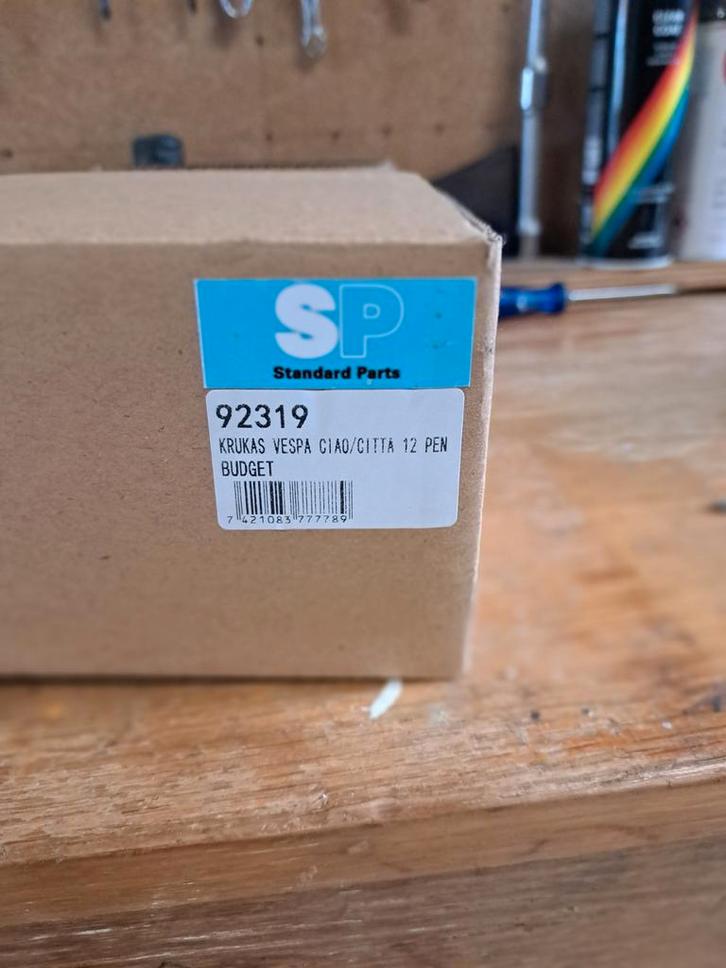 Krukas Vespa Ciao / Citta 12 Pen - Nieuw in doos!, Fietsen en Brommers, Brommeronderdelen | Algemeen, Nieuw, Overige typen, Ophalen of Verzenden