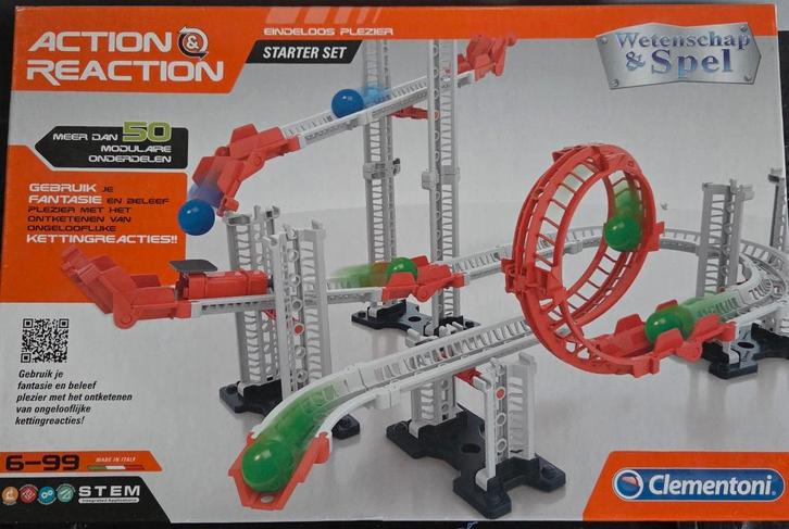 Action reaction starterset, Kinderen en Baby's, Speelgoed | Educatief en Creatief, Zo goed als nieuw, Bouwen, Puzzelen, Ontdekken