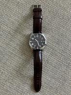 GUESS SQUADRON Watch - Model W65012G1, Leer, Staal, Polshorloge, Zo goed als nieuw