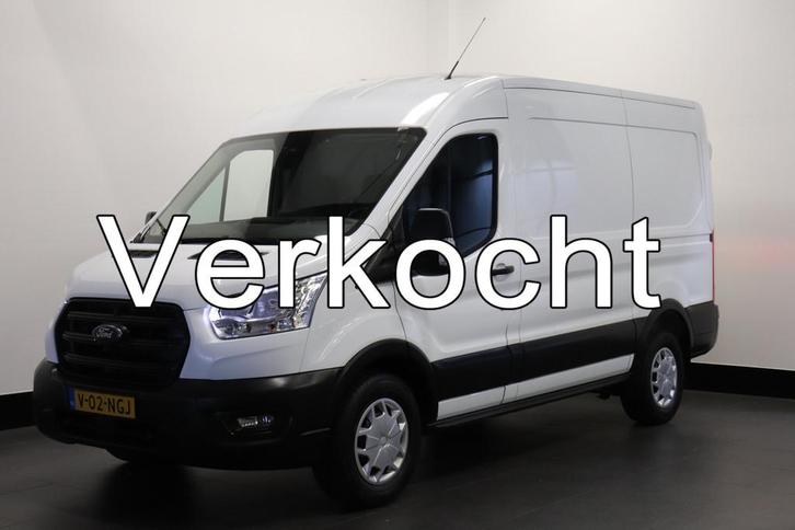 Ford Transit 2.0 TDCI 130PK L2H2 EURO 6 - A/C Climate - Navi, Auto's, Bestelauto's, Bedrijf, Te koop, ABS, Airconditioning, Alarm