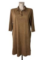 Nathalie Vleeschouwer jurk L, Kleding | Dames, Jurken, Bruin, Ophalen of Verzenden, Zo goed als nieuw, Onder de knie