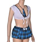 Schoolmeisjes uniform (sexy jurkje pakje school maat XS S M), Kleding | Dames, Verzenden, Setje