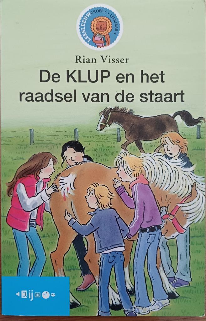 De KLUP en het raadsel van de staart - Rian Visser, Boeken, Kinderboeken | Jeugd | onder 10 jaar, Gelezen, Fictie algemeen, Ophalen of Verzenden