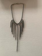 Zwarte Strass Ketting - Handgemaakt, Overige materialen, Zwart, Nieuw, Ophalen of Verzenden