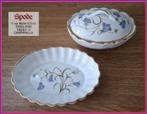 OPBERGBAKJE + SCHAALTJE "Campanula" Spode Porselein, Overige typen, Ophalen of Verzenden, Zo goed als nieuw, Overige stijlen