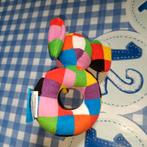 Elmer de olifant rammelaar 12 cm groot, Ophalen of Verzenden, Zo goed als nieuw, Rammelaar