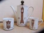 Koffie set "Klokken Servies" 60er jaren., Verzamelen, Retro, Ophalen, Huis en Inrichting