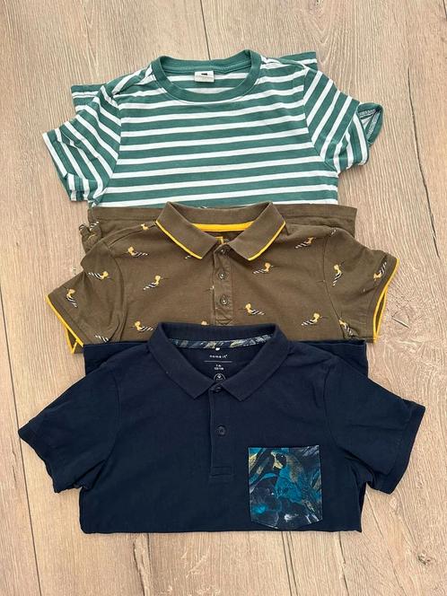 Shirts polo's 3 stuks uitstekende staat mt 122 128 Name It, Kinderen en Baby's, Kinderkleding | Maat 122, Zo goed als nieuw, Jongen