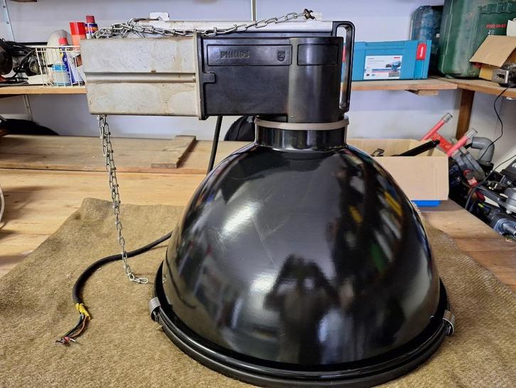 Industriële hanglamp, Huis en Inrichting, Lampen | Losse lampen, Gebruikt, Overige typen, 60 watt of meer, Overige fittingen, Ophalen