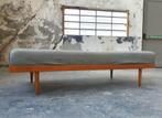 Deens Daybed van Horsnaes Møbler in massief Teak, Ophalen, Gebruikt, Eenpersoons, Vintage