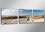 Nieuw * 3 Luik van Canvas * Noordzee 50x150cm, Ophalen of Verzenden