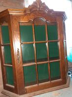 Eiken bordenkastje / hangkastje, Antiek en Kunst, Ophalen