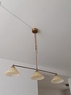Koperkleurige hanglamp, Huis en Inrichting, Lampen | Hanglampen, Ophalen, Gebruikt, Minder dan 50 cm