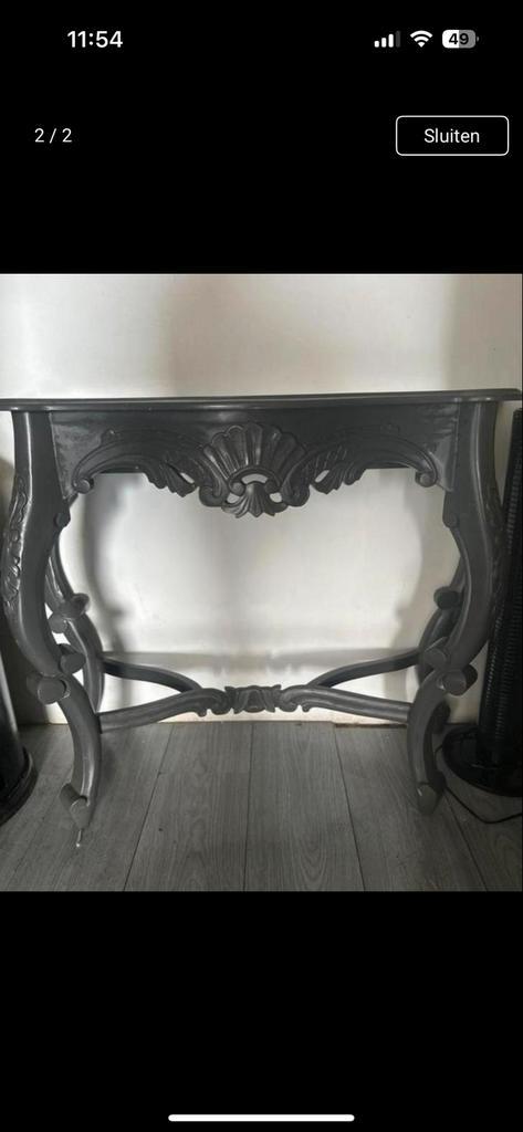 Antieke Teak Sidetable - Wegens Verhuizing!, Antiek en Kunst, Antiek | Meubels | Tafels, Ophalen of Verzenden