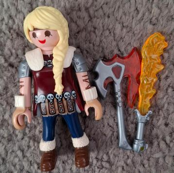 Playmobil Astrid en kinderen (Hoe tem je een draak) beschikbaar voor biedingen