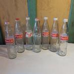 Fles Coca Cola glas 0,5 liter origineel SET VAN ZEVEN STUKS, Verzamelen, Ophalen of Verzenden, Gebruikt, Verpakking