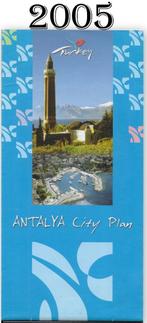 pl38 - Stads Plattegrond Antalya Turkije, Gelezen, Overige gebieden, Ophalen of Verzenden, Landkaart