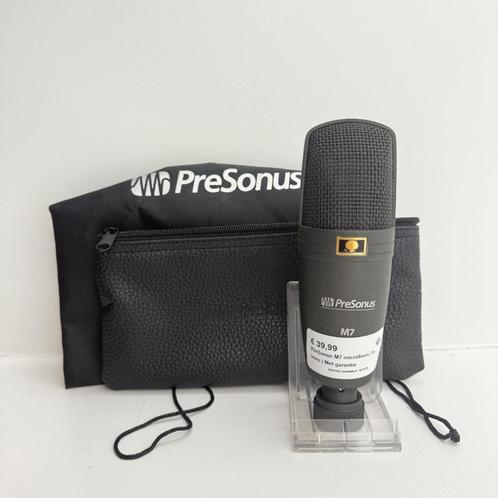 PreSonus M7 microfoon | In hoes | Met garantie, Muziek en Instrumenten, Microfoons, Zo goed als nieuw, Ophalen of Verzenden