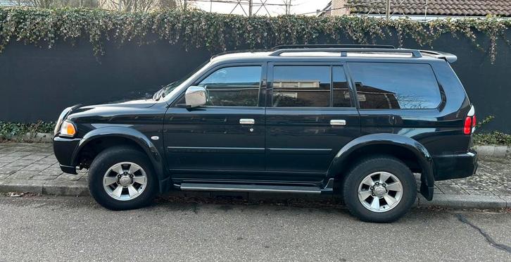 Mitsubishi Pajero Sport 3.0 V6 AUT 2006 Zwart, Auto's, Mitsubishi, Particulier, Pajero Sport, 4x4, ABS, Adaptive Cruise Control