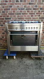 Super Cool XL gasfornuis Smeg, vijfpits, oven, afzuigkap, Witgoed en Apparatuur, Fornuizen, Ophalen, 60 cm of meer, Zo goed als nieuw