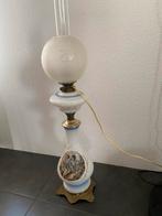 Antieke Franse Opaline Olielamp., Antiek en Kunst, Ophalen