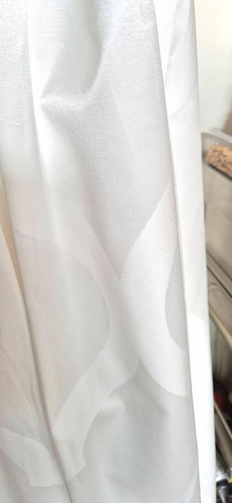 DEDAR PEPERDURE DESIGN GORDIJNEN 360 182 verduisterend wit, Huis en Inrichting, Stoffering | Gordijnen en Lamellen, Nieuw, 200 cm of meer