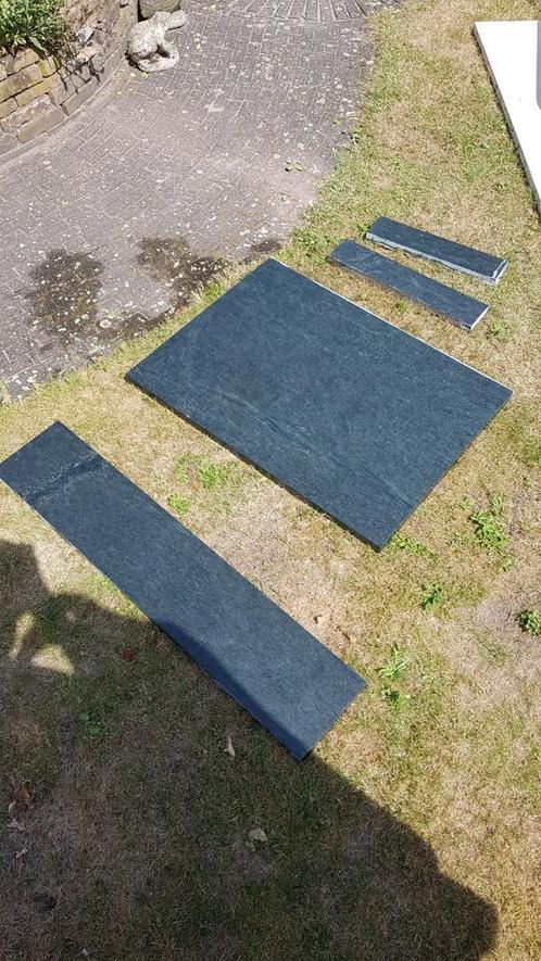 Grote Groene natuur steen platen, Doe-het-zelf en Verbouw, Overige Doe-het-zelf en Verbouw, Zo goed als nieuw, Ophalen