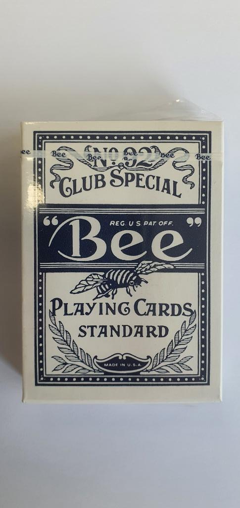 Speelkaarten Poker "Bee No. 92 Club Special" Vintage, Sealed, Verzamelen, Speelkaarten, Jokers en Kwartetten, Nieuw, Speelkaart(en)
