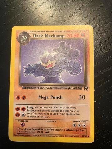 Dark Machamp & Dark Machoke beschikbaar voor biedingen