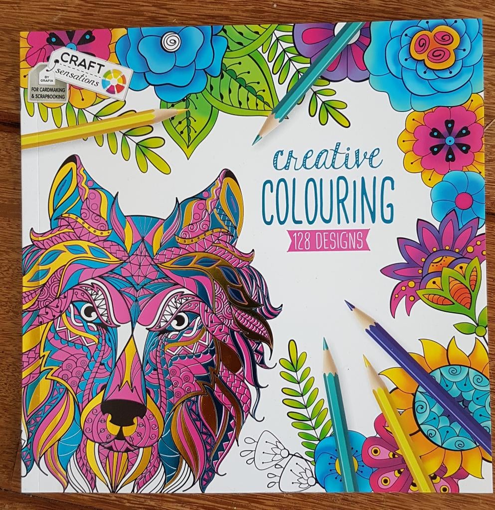 Creative colouring 128 designs (NIEUW), Hobby en Vrije tijd, Tekenen, Ophalen of Verzenden, Nieuw, Papier, Schets- of Tekenboek