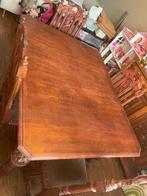 Eettafel 130x100 met 4 stoelen, Huis en Inrichting, Complete eetkamers, Ophalen, Gebruikt, 4 tot 6 stoelen