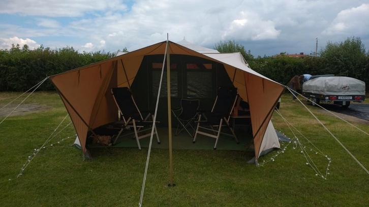 De waard Lepelaar inclusief binnentent en varioluifel, Caravans en Kamperen, Tenten, tot en met 4, Gebruikt, Ophalen