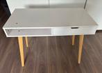 Bureau TAMHOLT 50x100 wit/naturel, Huis en Inrichting, Bureaus, Ophalen, Gebruikt, Bureau