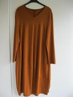 Oska maat 2 prachtige okergele jurk lange mouw, viscose zgan, Kleding | Dames, Oska, Maat 38/40 (M), Onder de knie, Zo goed als nieuw