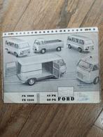 Ford FK 1000/1250 Brochure - 1958, Gelezen, Ford, Ophalen of Verzenden, Ford