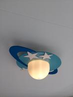 Kinderkamer Plafondlamp - Planeet met Sterren, Ophalen of Verzenden, Zo goed als nieuw, Hout, Kindvriendelijk