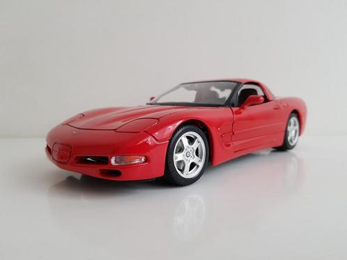 Bburago Chevrolet Corvette (1997) - 1/18 - In originele doos, Hobby en Vrije tijd, Modelauto's | 1:18, Auto, Bburago, Ophalen of Verzenden