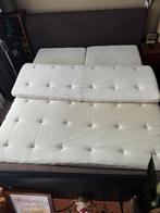 Boxspringset inc. matrassen en topmatras 160x200, Ophalen, Gebruikt, Bruin, Tweepersoons