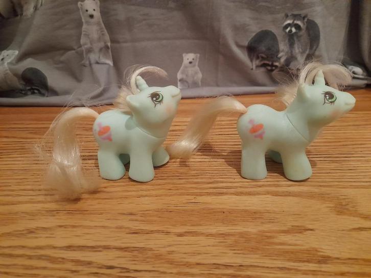 My little pony g1 newborn twins jabber & jebber jaren 80, Kinderen en Baby's, Speelgoed | My Little Pony, Gebruikt, Ophalen of Verzenden