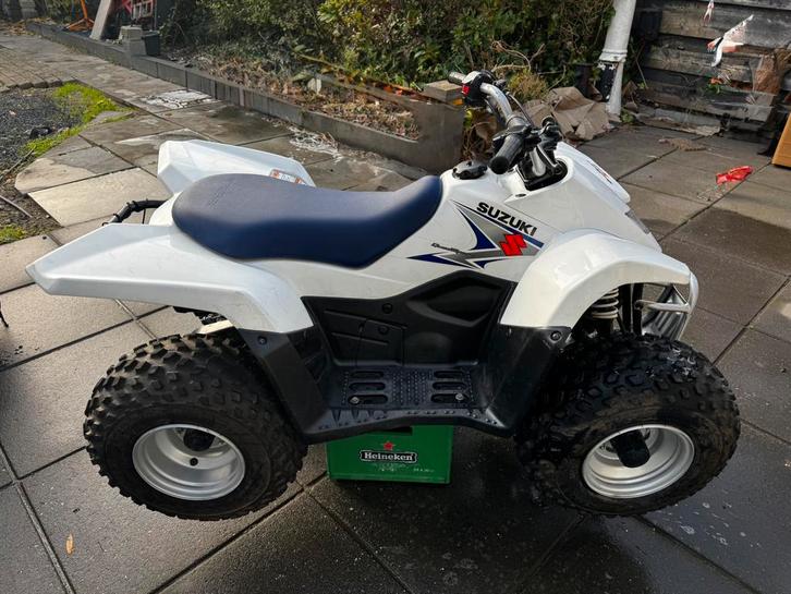 Suzuki LTZ50 4-takt Kinderquad  in Topstaat!, Fietsen en Brommers, Minibikes, Midibikes en Pitbikes, Zo goed als nieuw, Overige typen