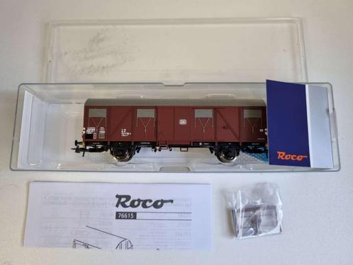 Roco 76615 - Goederenwagon met sluitverlichting van de DB, Hobby en Vrije tijd, Modeltreinen | H0, Zo goed als nieuw, Wagon, Gelijkstroom