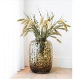 Vaas vase world cheetah, Huis en Inrichting, Woonaccessoires | Vazen, Ophalen of Verzenden, Overige kleuren, Glas, Minder dan 50 cm