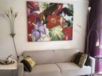 Groot olieverf schilderij met bloemen, Ophalen