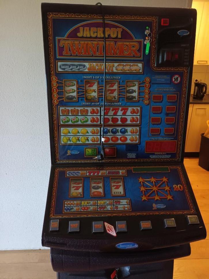 gokkast Twinitimer, Verzamelen, Automaten | Gokkasten en Fruitautomaten, Gebruikt, Euro, Met sleutels, Ophalen