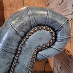 Chesterfield Daybed - Antiek Blauw // NIEUW!, Ophalen, Eenpersoons, Klassiek, 150 tot 200 cm