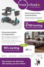 Scootmobielen tot wel €700,- korting, Diversen, Max vitaal, Nieuw, 16 km/u of meer, Info@max-vitaal.nl