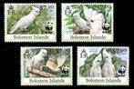 WWF BIRDS = KAKETOE = sv4st SOLOMON Isl.-008, Postzegels en Munten, Postzegels | Thematische zegels, Dier of Natuur, Verzenden