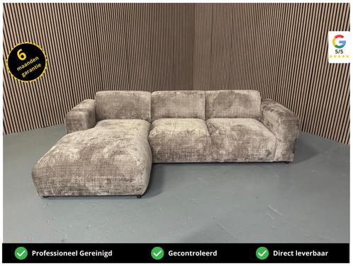 GRATIS LEVERING Loungebank Velvet 280x160 SHOWROOMMODEL, Huis en Inrichting, Banken | Bankstellen, Nieuw, Hoekbank, Vierpersoons of meer
