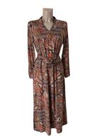 K-Design jurk maxi M, Maat 38/40 (M), Bruin, Ophalen of Verzenden, Zo goed als nieuw